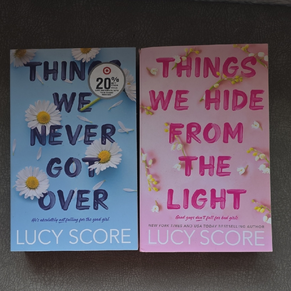 Lucy Score Book Set - Blue and Pink Covers